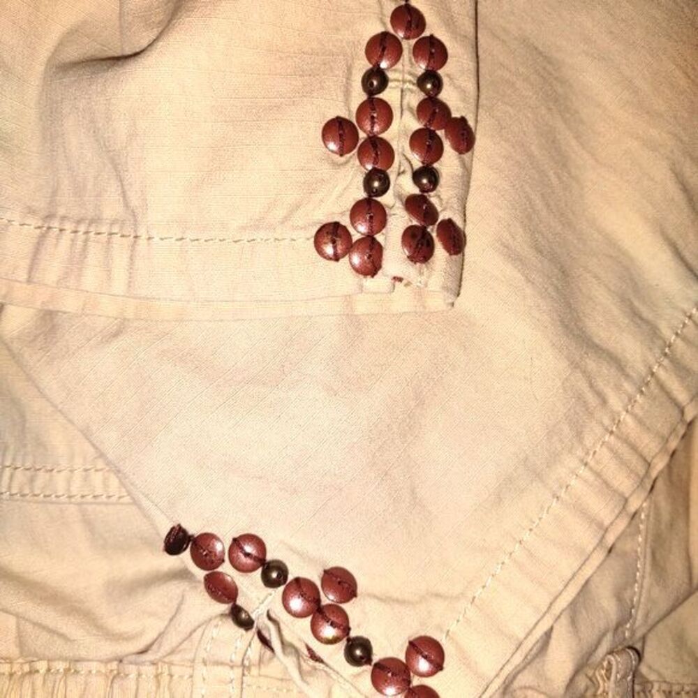 Ruby Rd. Yellow Beaded Capris Size 12‎ - Picture 3 of 6